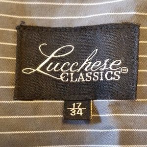 Lucchese Buttondown Shirt Sz 17 / 34